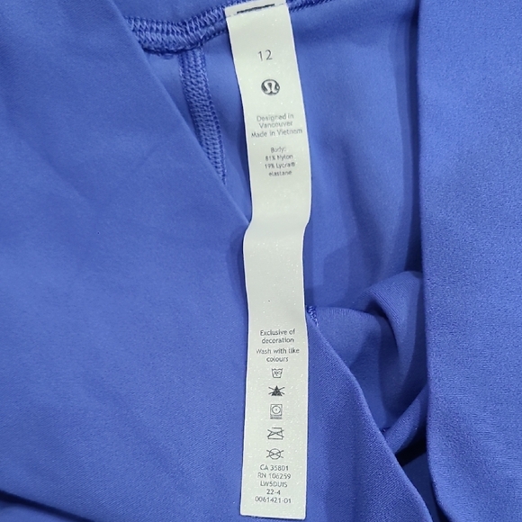 Lululemon Athletica Vibrant Blue Leggings - Picture 5 of 7